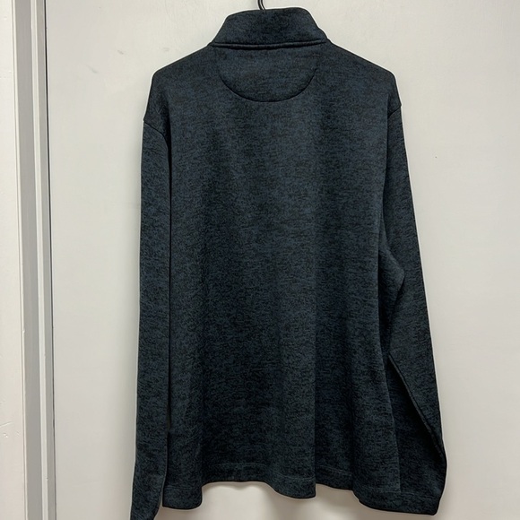 NEW Perry Ellis Men’s 1/4 Zip Pullover Sweater-Dark Sapphire Size XXL - Picture 2 of 7